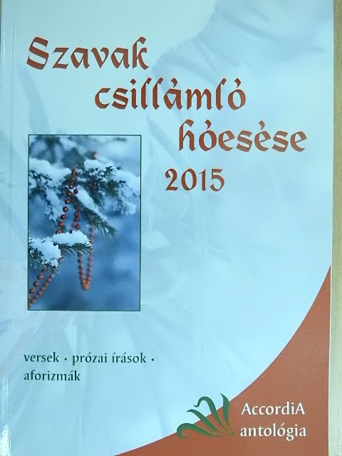 Antal György - Szavak csillámló hóesése 2015 [antikvár]