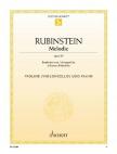 RUBINSTEIN - MELODIE OP.3 NR.1 FÜR VIOLINE (ODER VCELLO) UND PIANO (J.PALASCHKO) ANTIKVÁ