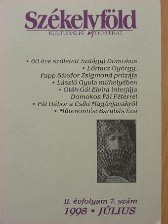 Benkő Levente - Székelyföld 1998. július [antikvár]