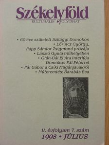 Benkő Levente - Székelyföld 1998. július [antikvár]