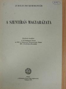 Dr. Békési Andor - A szentírás magyarázata III. (töredék) [antikvár]