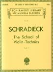 SCHRADIECK - THE SCHOOL OF VIOLIN-TECHNICS. BOOK I (LIBRARY VOL. 515) - UJJGYAKORLATOK