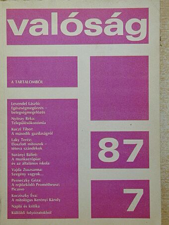 A. Szamszonov - Valóság 1987. július [antikvár]