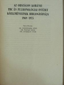 Dr. Fauszt Imre - Az Országos Korányi TBC és Pulmonológiai Intézet Közleményeinek Bibliográfiája 1969-1975 [antikvár]