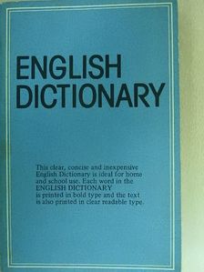 English Dictionary [antikvár]