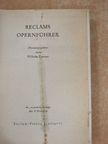 Reclams Opernführer [antikvár]