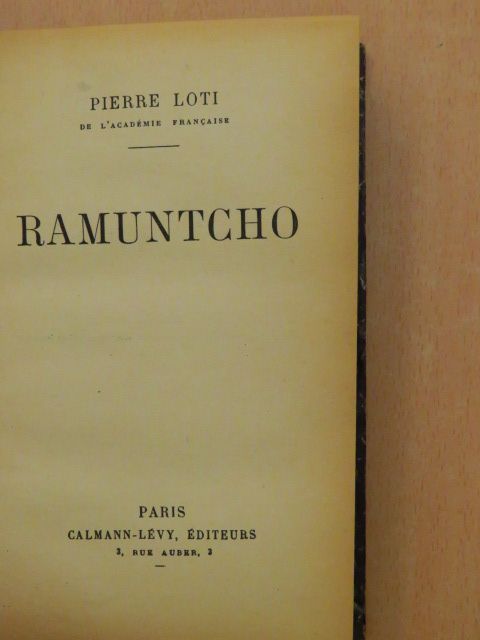 Pierre Loti - Ramuntcho [antikvár]