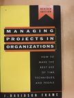 J. Davidson Frame - Managing Projects in Organizations  [antikvár]