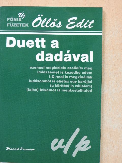 Öllős Edit - Duett a dadával [antikvár]