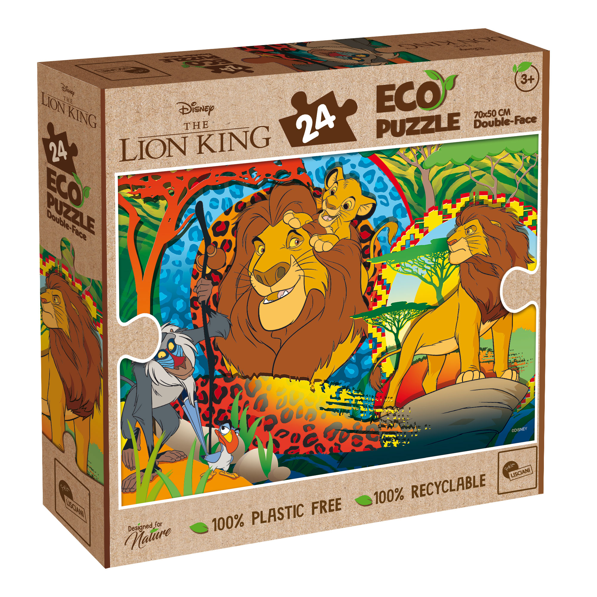 LIS91843 - Disney eco puzzle Oroszlánkirály 24db