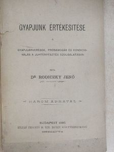Dr. Rodiczky Jenő - Gyapjunk értékesitése [antikvár]