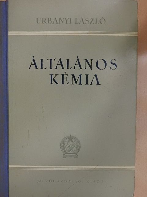 Dr. Urbányi László - Általános kémia [antikvár]