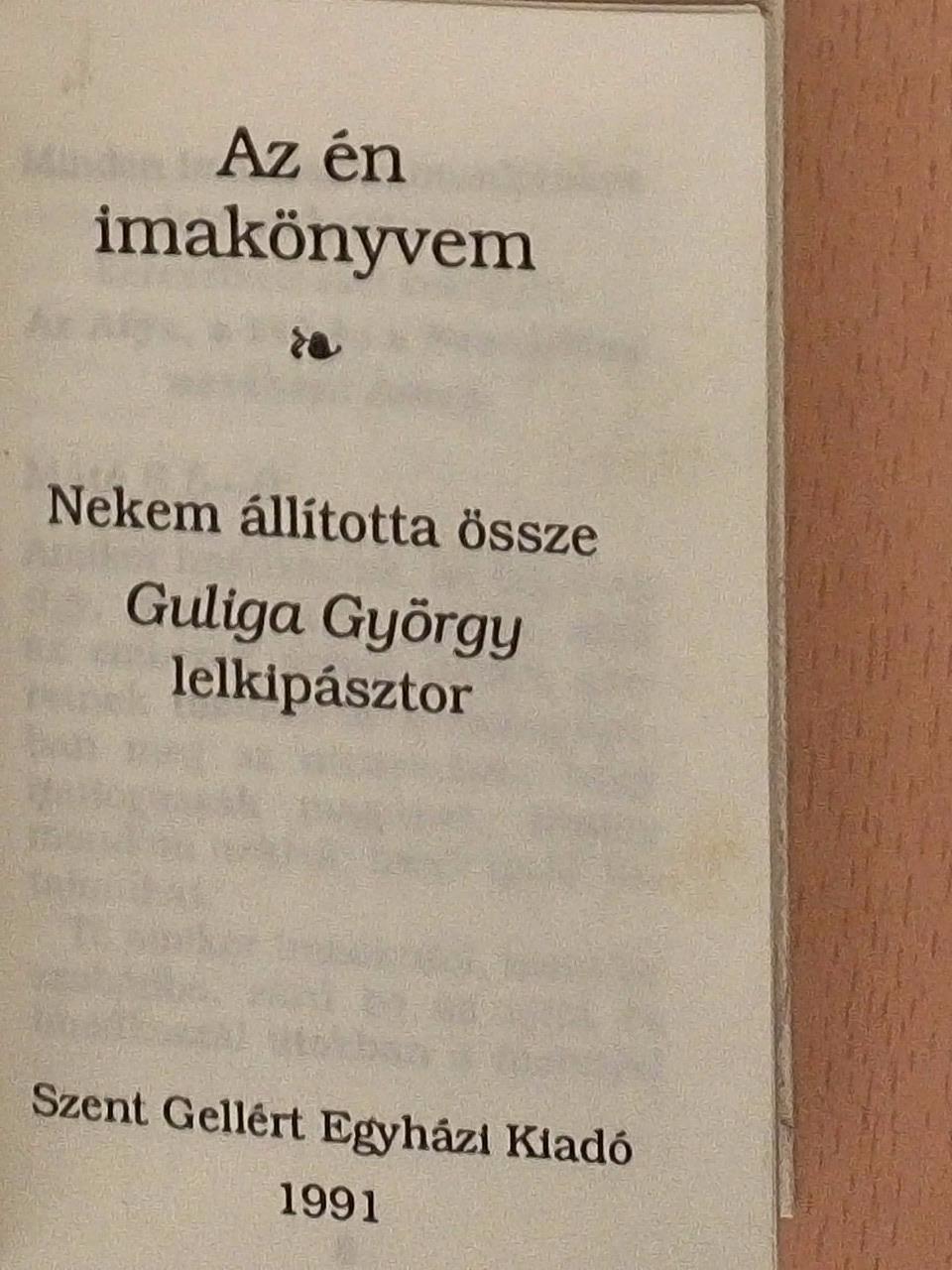 Az én imakönyvem [antikvár]