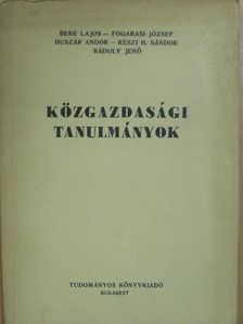 Beke Lajos - Közgazdasági tanulmányok [antikvár]