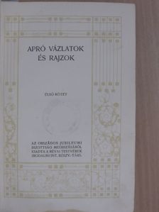 Mikszáth Kálmán - Apró vázlatok és rajzok I-II.  [antikvár]