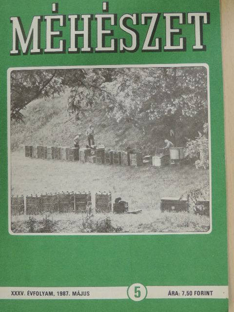 Bencsik József - Méhészet 1987. május [antikvár]