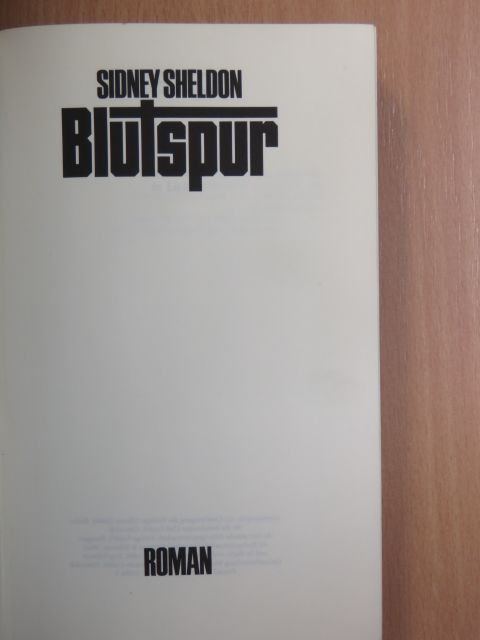 Sidney Sheldon - Blutspur [antikvár]