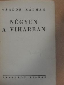 Vándor Kálmán - Négyen a viharban [antikvár]