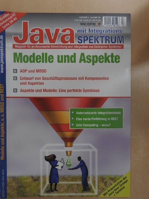 Arno Haase - JavaSpektrum mit Integrations Juni/Juli 2008 [antikvár]