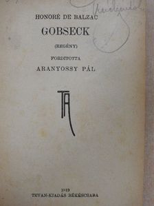 Honoré de Balzac - Gobseck/Holnap reggel [antikvár]