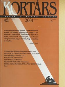 Alföldy Jenő - Kortárs 2001. július [antikvár]