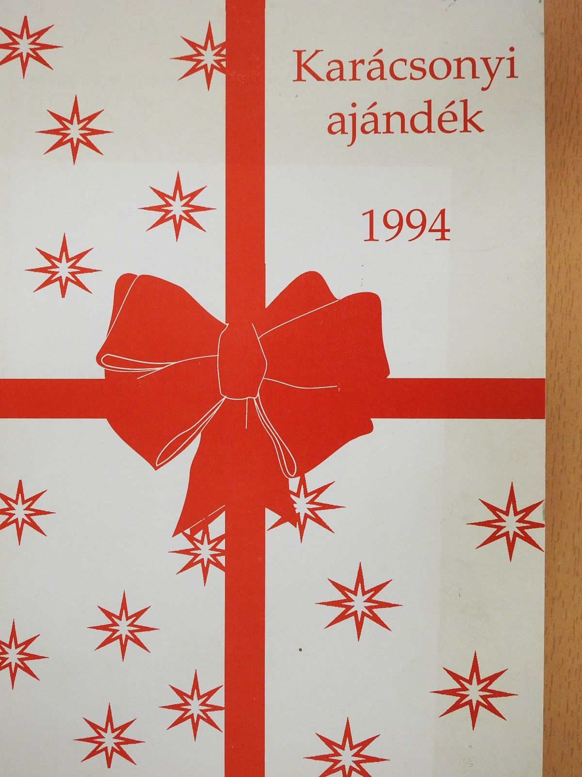 Bágyoni Szabó István - Karácsonyi ajándék 1994 (dedikált példány) [antikvár]