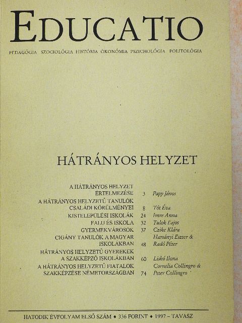 Czike Klára - Educatio 1997. tavasz [antikvár]