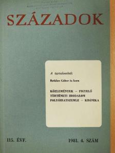 Benda Kálmán - Századok 1981/4. [antikvár]