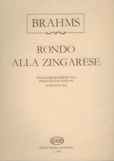 BRAHMS.J. - RONDO ALLA ZINGARESE FÜR KLAVIERBEARBEITET VON DOHNÁNYI ERNŐ