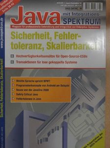 Adam Bien - JavaSpektrum mit Integrations August/September 2008 [antikvár]