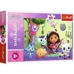 Trefl: Gabi babaháza, Gabi és macskasztikus babaháza - 30 darabos puzzle