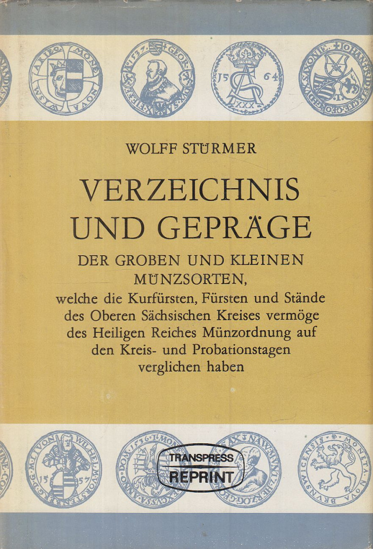 Wolff Stürmer - Verzeichnis und Gepräge (reprint) [antikvár]
