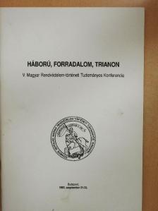 Dr. Zsiga Tibor - Háború, forradalom, Trianon [antikvár]