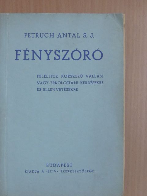 Petruch Antal - Fényszóró [antikvár]