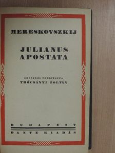 Mereskovszkij - Julianus apostata [antikvár]