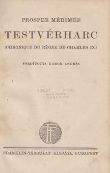 Testvérharc [antikvár]