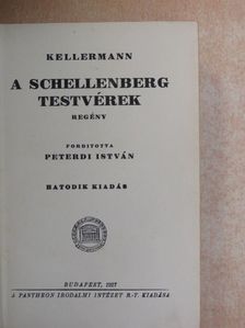Kellermann - A Schellenberg testvérek [antikvár]
