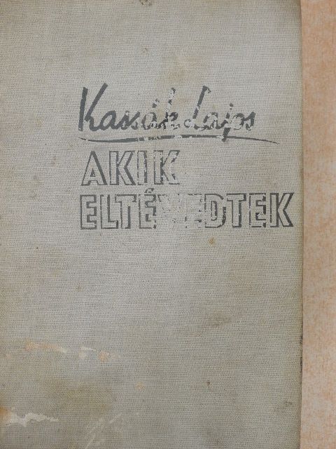 Kassák Lajos - Akik eltévedtek [antikvár]