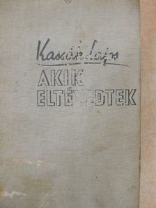 Kassák Lajos - Akik eltévedtek [antikvár]