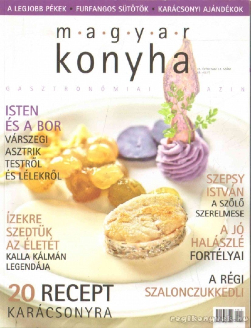 Vinkó József - Magyar konyha 35. évf. 12. szám [antikvár]