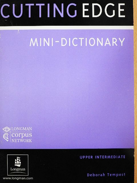 Deborah Tempest - Cutting Edge - Upper Intermediate - Mini-Dictionary [antikvár]