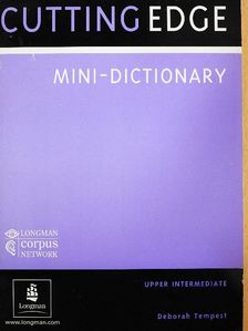 Deborah Tempest - Cutting Edge - Upper Intermediate - Mini-Dictionary [antikvár]
