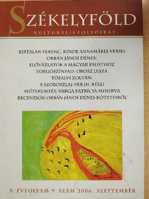 Dr. Kiss András - Székelyföld 2006. szeptember [antikvár]
