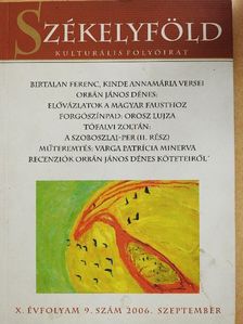 Dr. Kiss András - Székelyföld 2006. szeptember [antikvár]