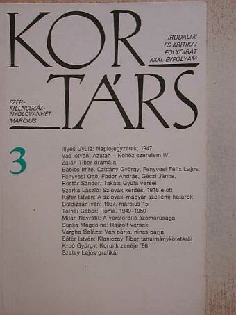 Alexa Károly - Kortárs 1987. március [antikvár]