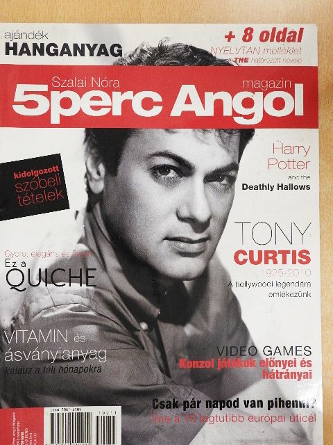 Boros Tamás - 5perc Angol magazin 2010. november [antikvár]