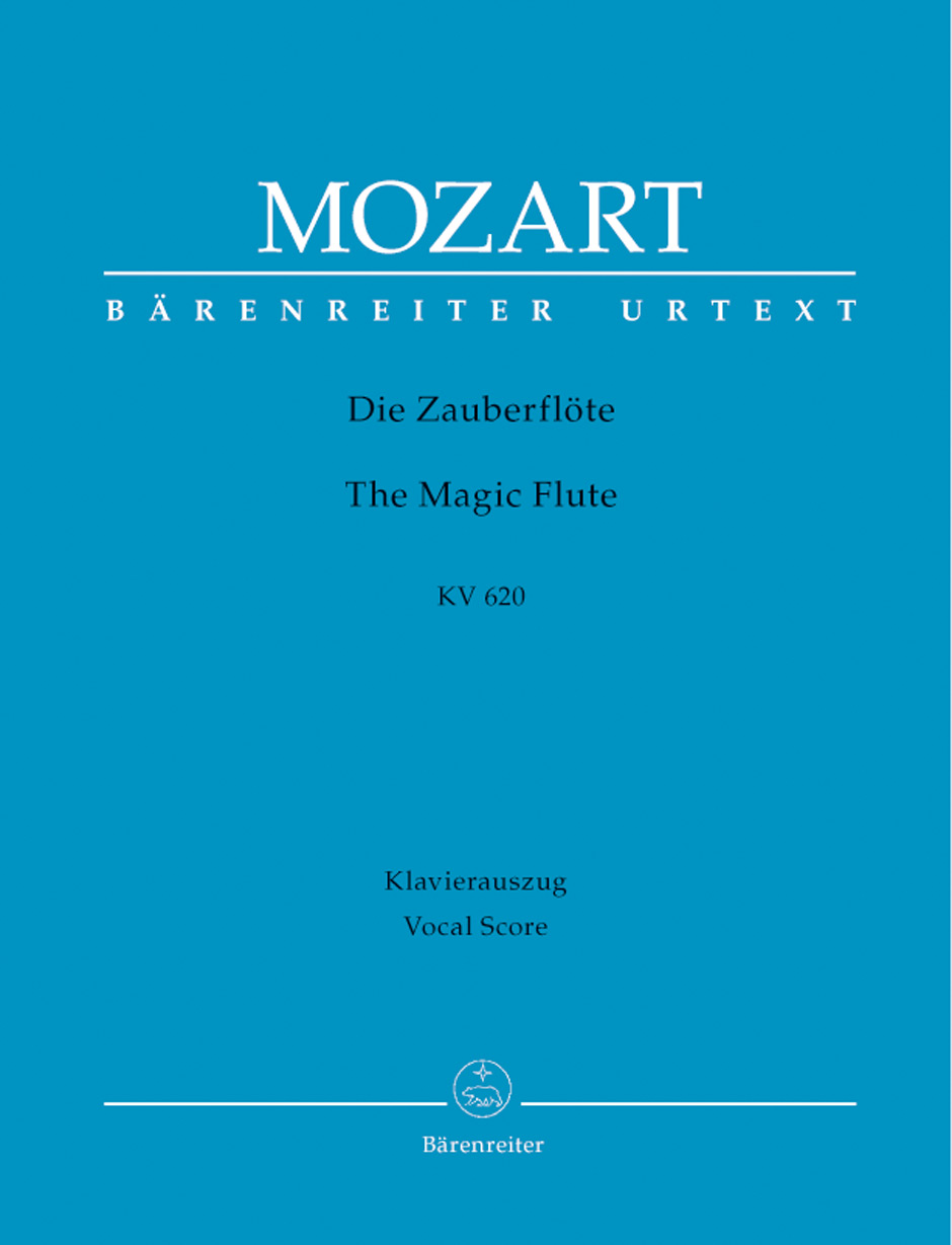 MOZART, W,A, - DIE ZAUBERFLÖTE KV 620 KLAVIERAUSZUG URTEXT (MARTIN SCHELHAAS)