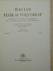 Kemény Péter - Magyar Fizikai Folyóirat XIX. kötet 6. füzet [antikvár]