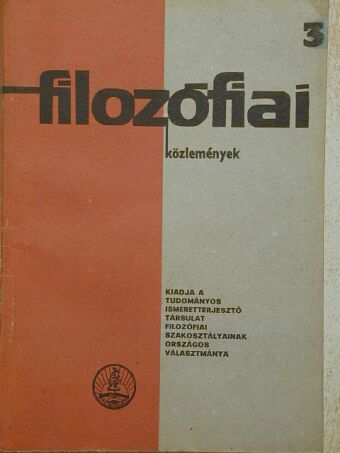 Garai László - Filozófiai közlemények 1965/3. [antikvár]