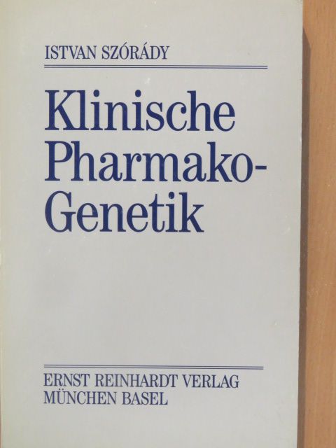István Szórády - Klinische Pharmakogenetik [antikvár]
